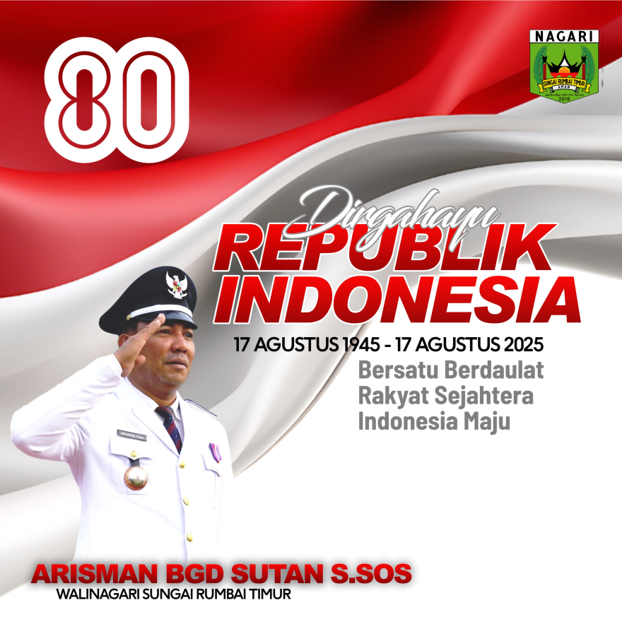 Selamat Hari Ulang Tahun Kemerdekaan RI Ke 80