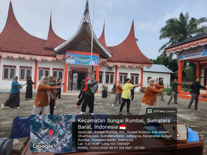 SENAM SEHAT BERSAMA WARGA DI NAGARI SUNGAI RUMBAI TIMUR 